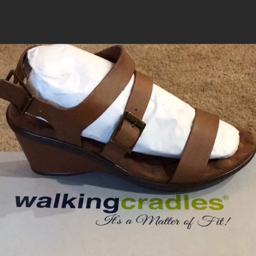 Strappy wedges